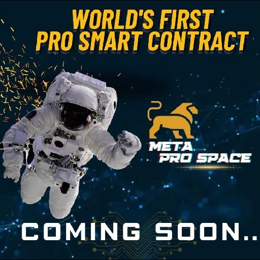 world first smart contract Meta Pro Space